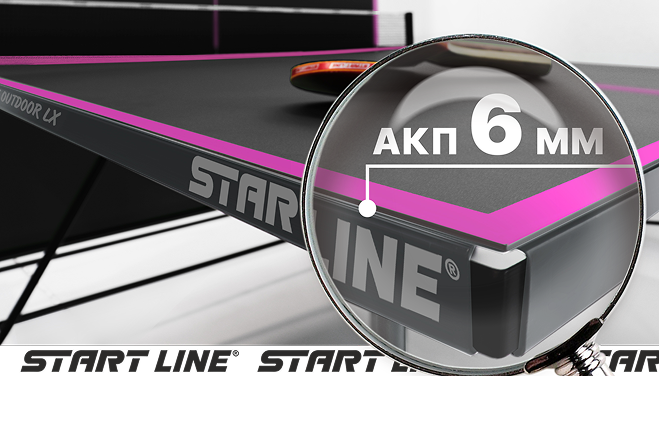 Всепогодные столы Game и Compact-2 LX с усиленной столешницей 6 мм!